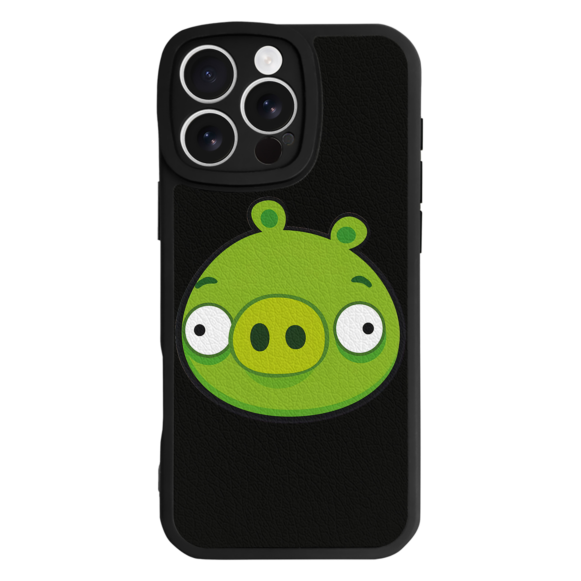 （画像用） Angry Birds アングリーバード 【iPhone 16シリーズ対応】シリコンスマホケース（レザー調） 材質：シリコン